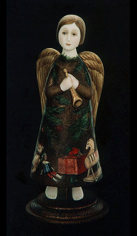 Miniatures Angel with toys