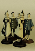 Miniatures  Pierrot  and Pierretta
