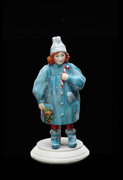 Miniature the Girl with a sugar candy