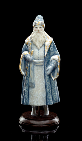 Father Frost (in blue)